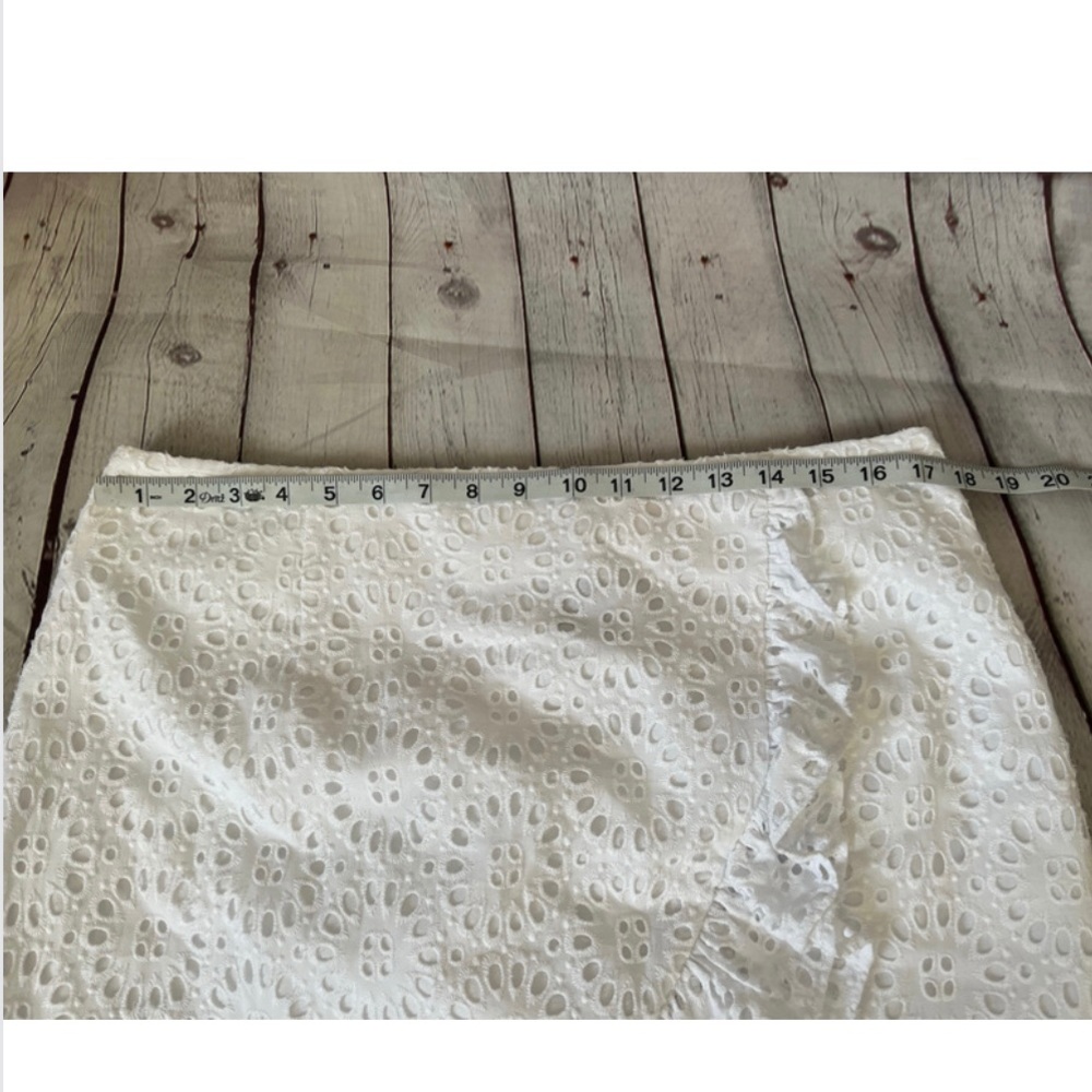 Lilly Pulitzer Roca Eyelet Ruffled Skirt in White - Picture 8 of 14